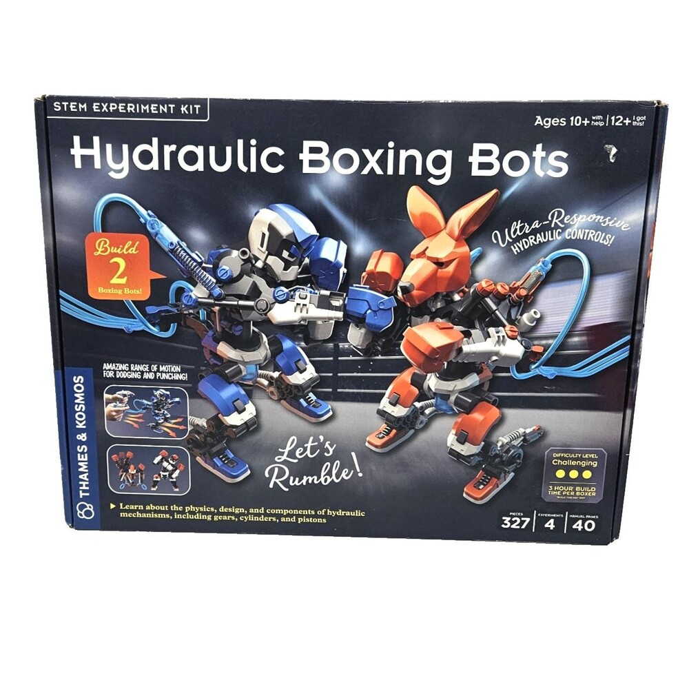 Thames & Kosmos Hydraulic Boxing Bots Educational STEM Kit New Sealed